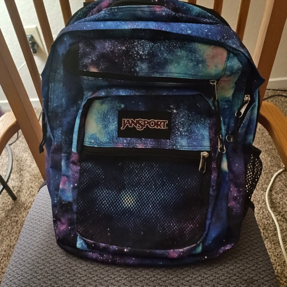 Jansport Large Backpack, Galaxy - Picture 5 of 8